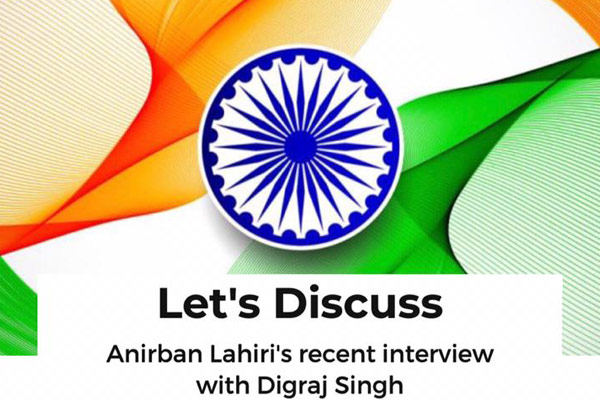 Lets Discuss - Anirban's Lahiri recent interview with Digraj Singh