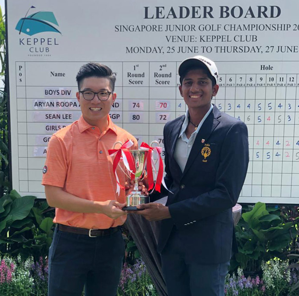 ryan becomes for the first Indian in 19 years to win the Singapore Open Junior Championship