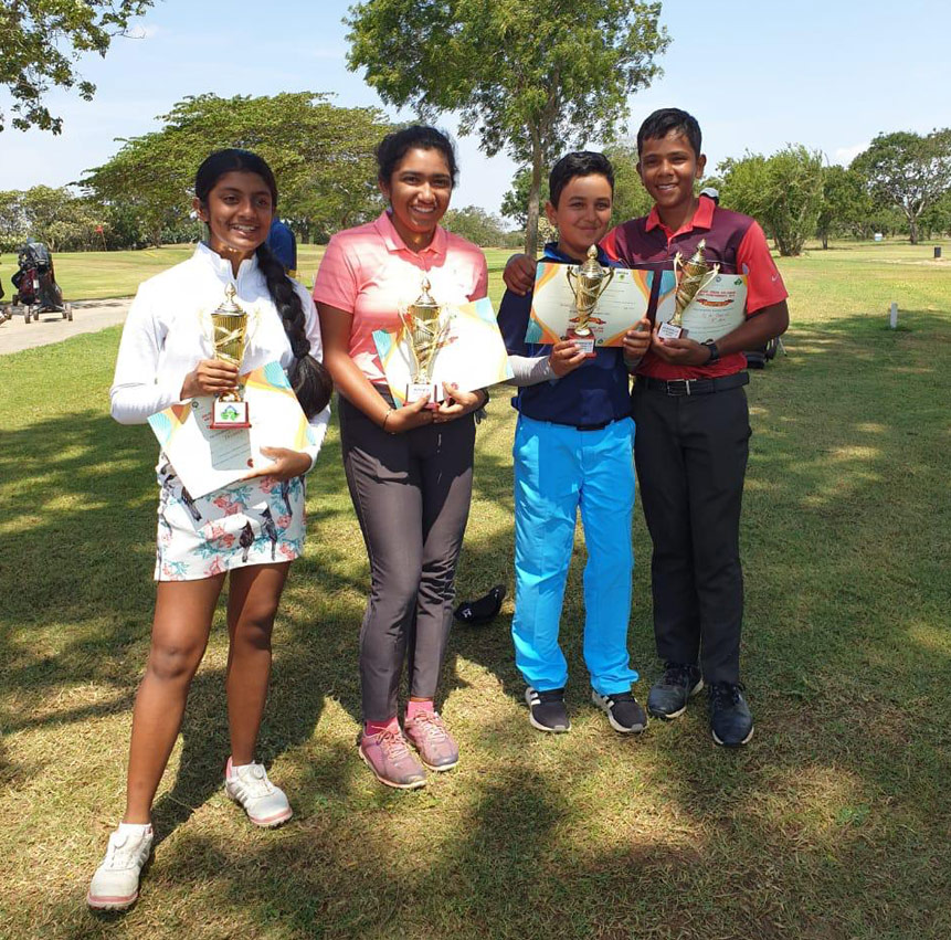 South Zone Coimbatore (from L to R): Tanishka, Winner Girls C category, Snigdha Winner Girls B category, Shayaan wins second place in the Boys C category and Shreyas wins second place in the Boys A category