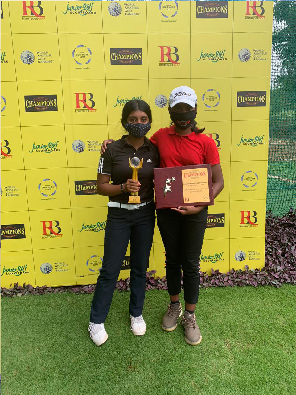 Tanishka Prithvi and Keerthana Rajeev finished 1st and 2nd respectively in the under 15 division