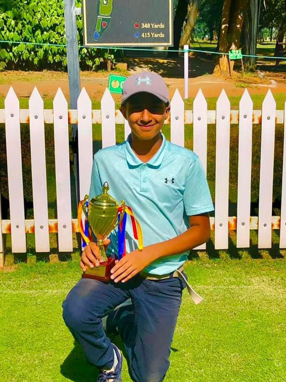 Armaan Rathore wins at the BGC Albatross Junior open in Category C boys
