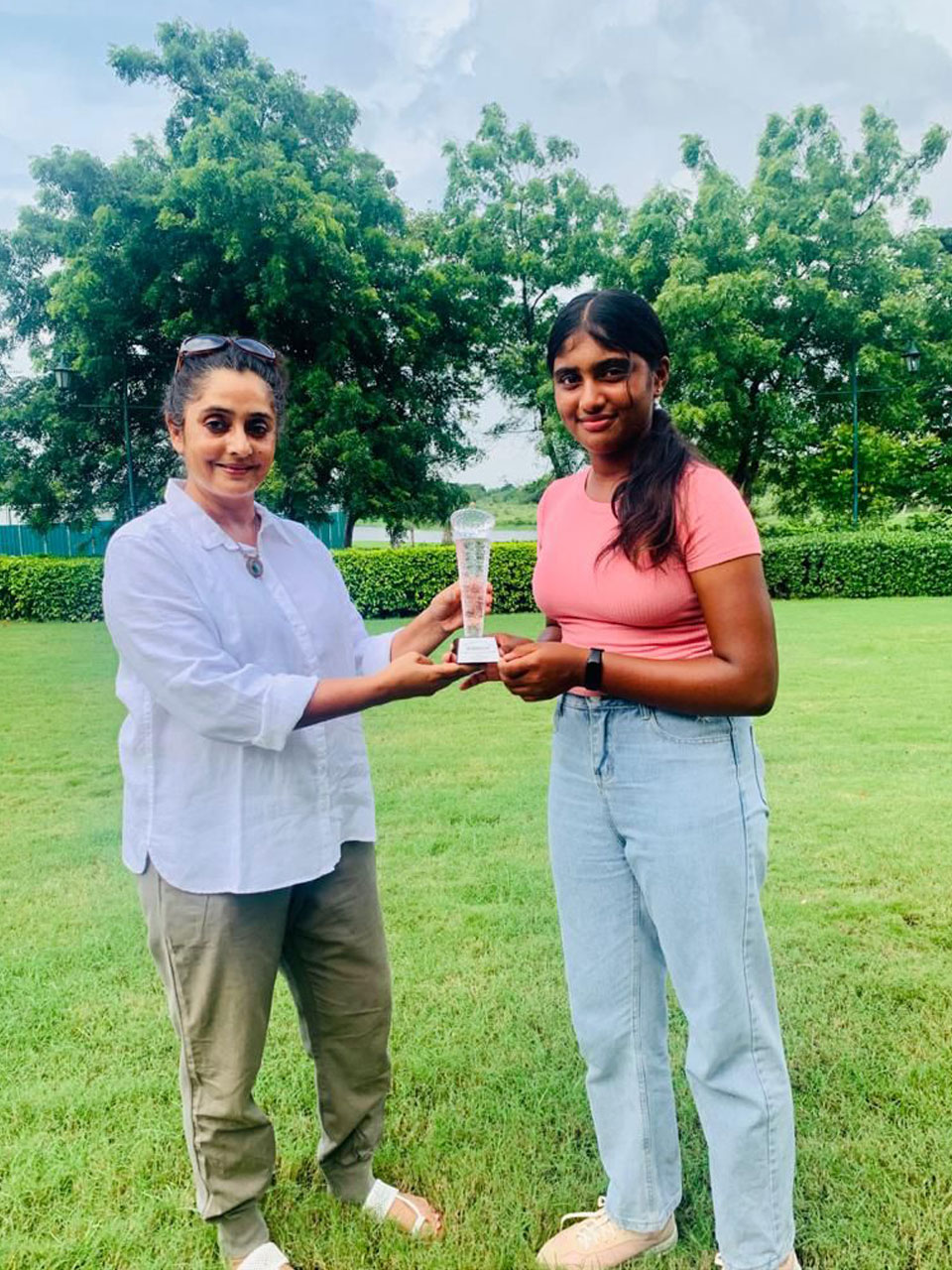 Another great performance by Keerthana Rajeev at the Western India Ladies and Junior Girls at Kalhaar Blues and Greens Golf Club,