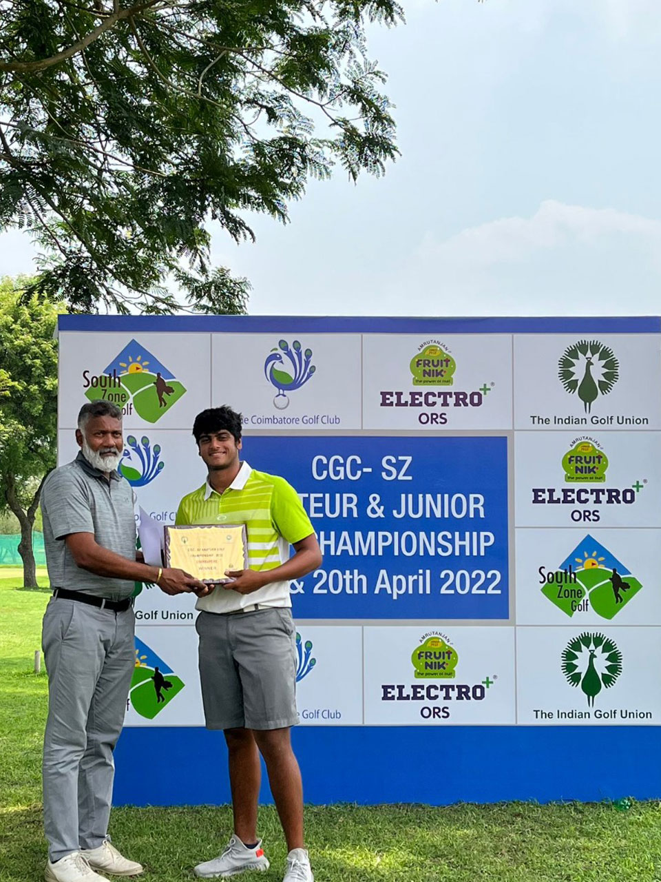 Varun Muthappa won his first Amateur Feeder Tour