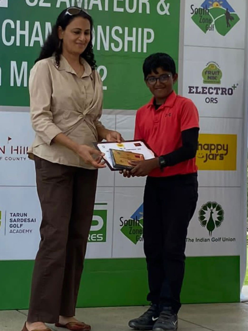 Nilofer Sivamoorthy finished 3rd in Category C Boys