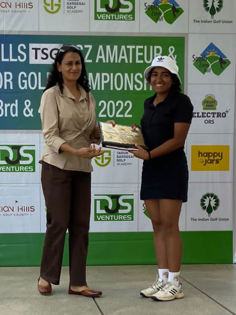 Snigdha Goswami wins the Zion Hills TSG South Zone Junior Golf Championship