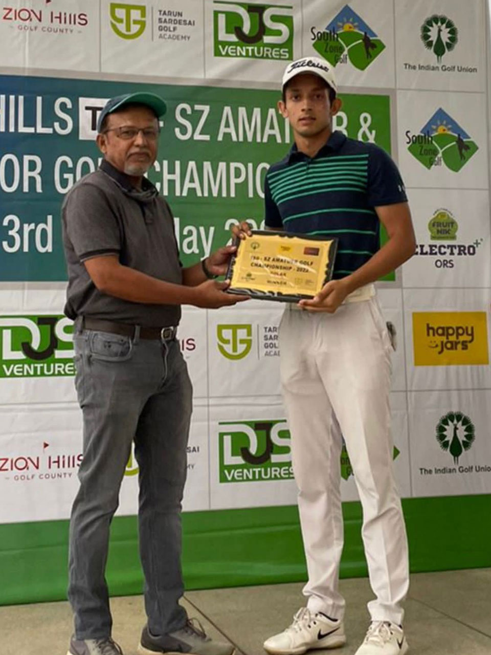 Sumit Kotwal wins the Zion Hills TSG South Zone Junior Golf Championship