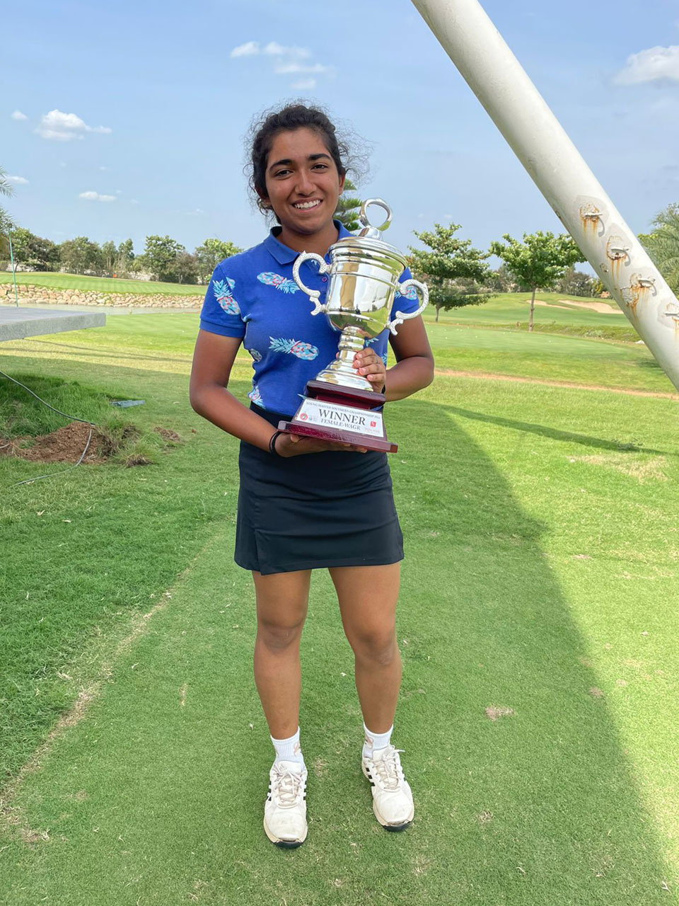 Snigdha Goswami wins the Young Masters Golf Championship