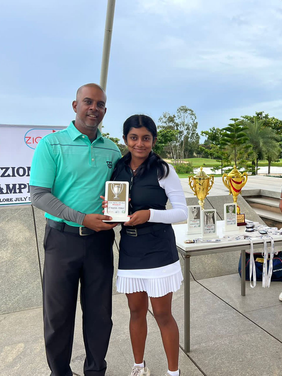 Tanishka Prithvi finishes 3rd place at the Young Masters Matchplay Tournament