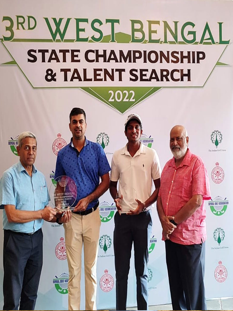 Aryan won his second place finish in trying conditions at the Royal Calcutta Golf Club