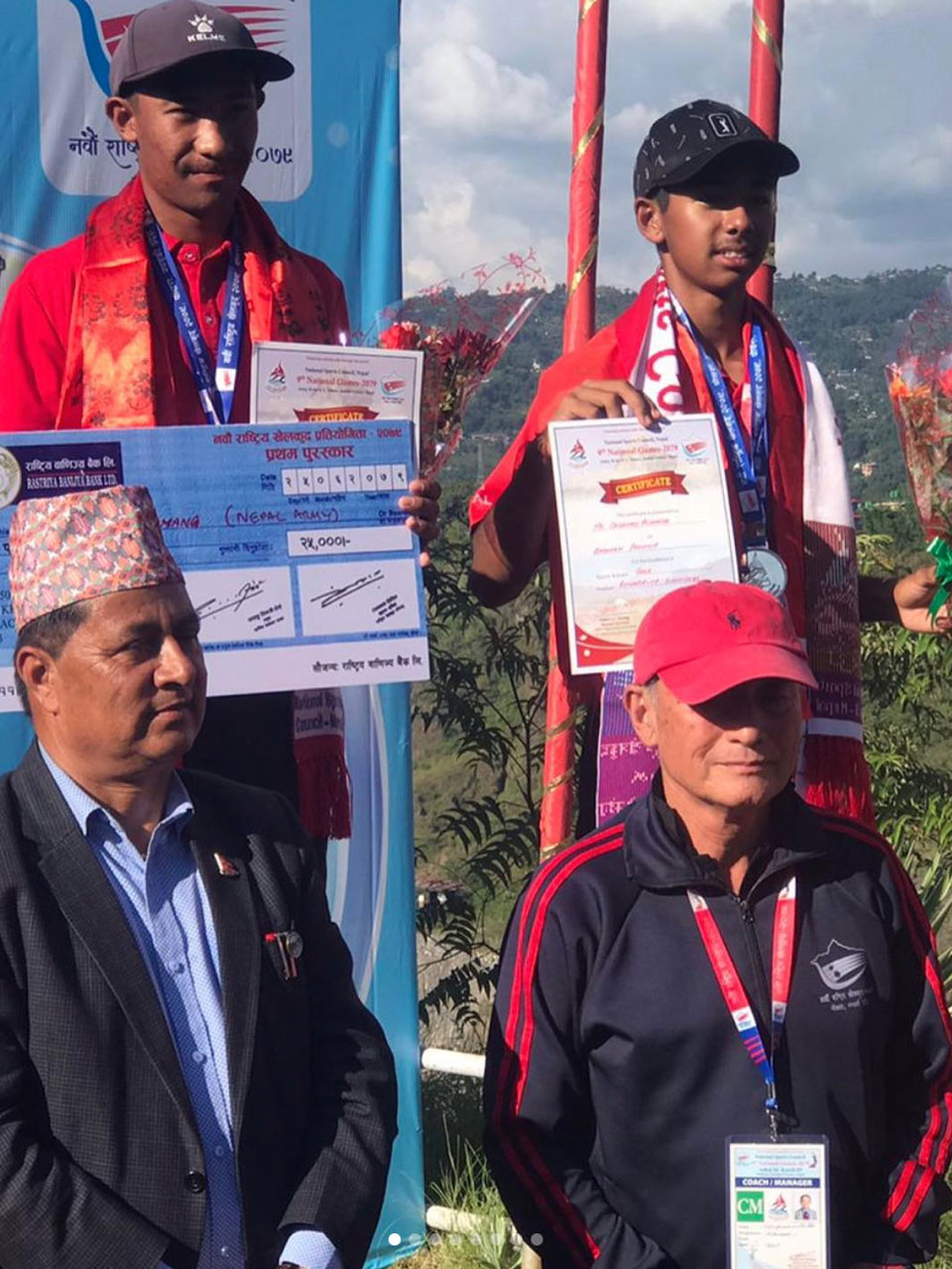 Subhash Tamang & Sadbhav Acharya wins the Gold & Silver