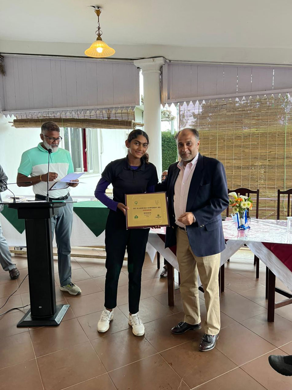 Anika Vivek won in the B Category Girls at the SZ Junior Golf Championship
