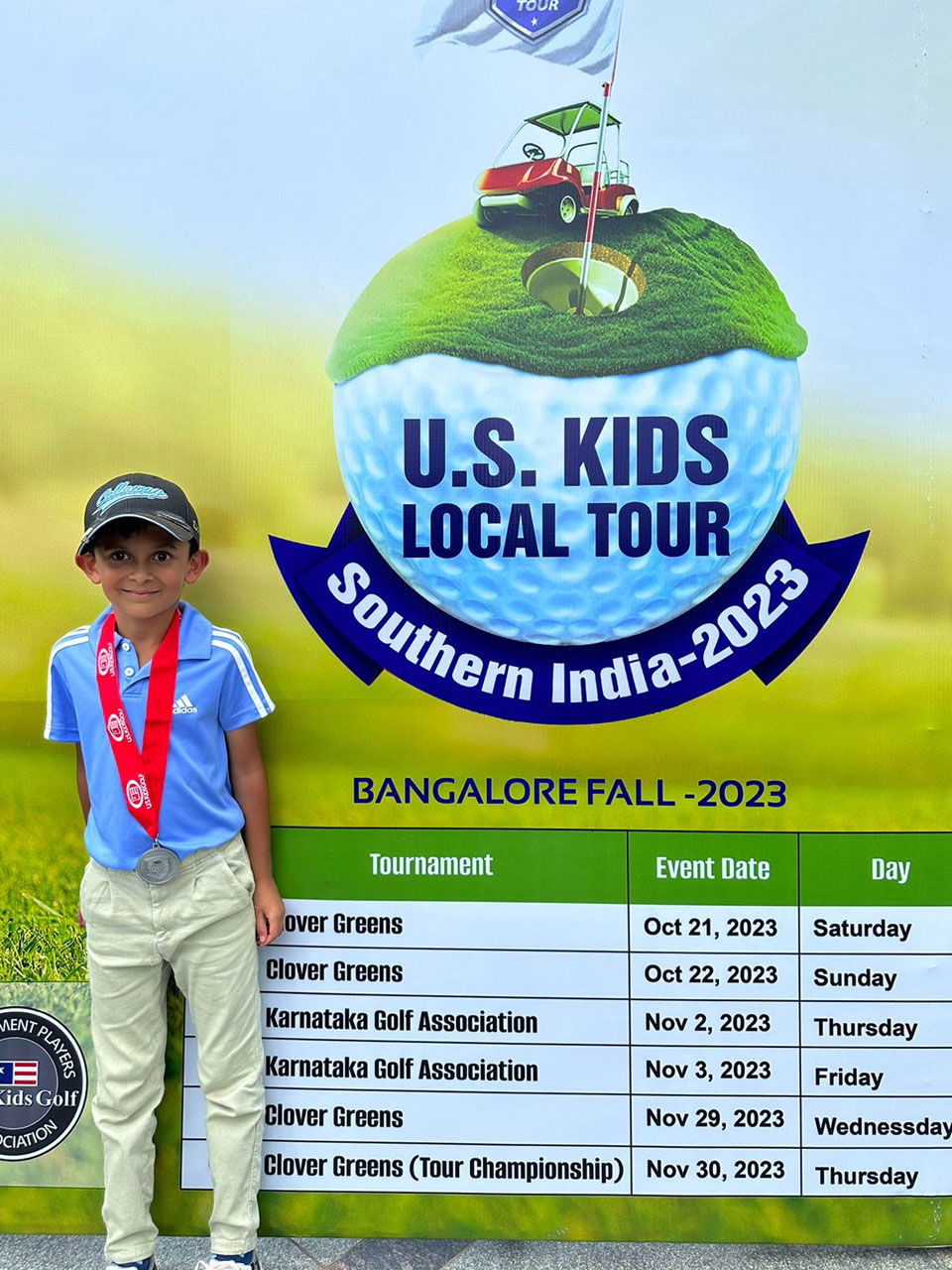Kabir Singh won a Silver medal in the US Kids
