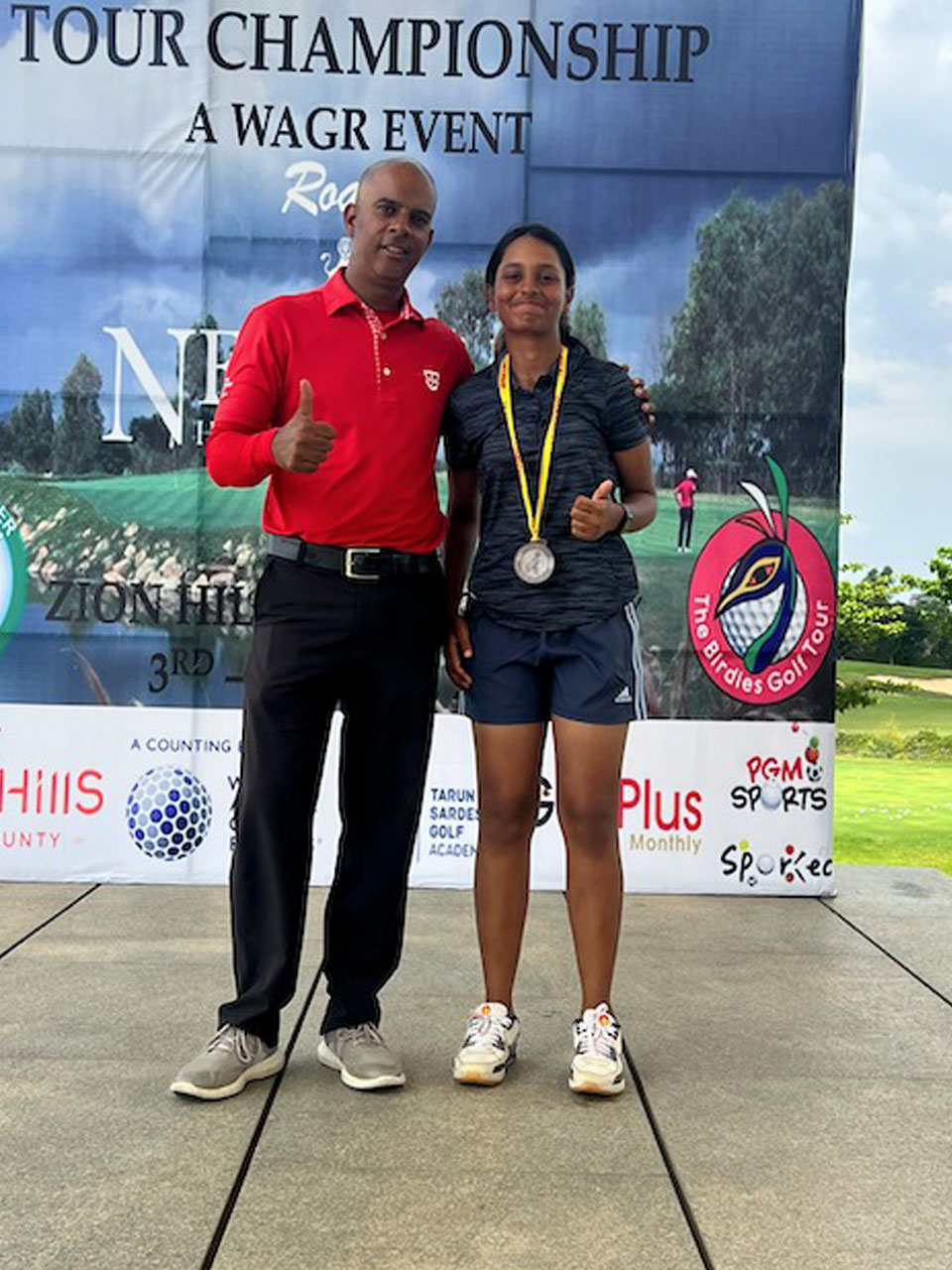 Manvi Singhania finishes 3rd in mixed 14-15 years age category