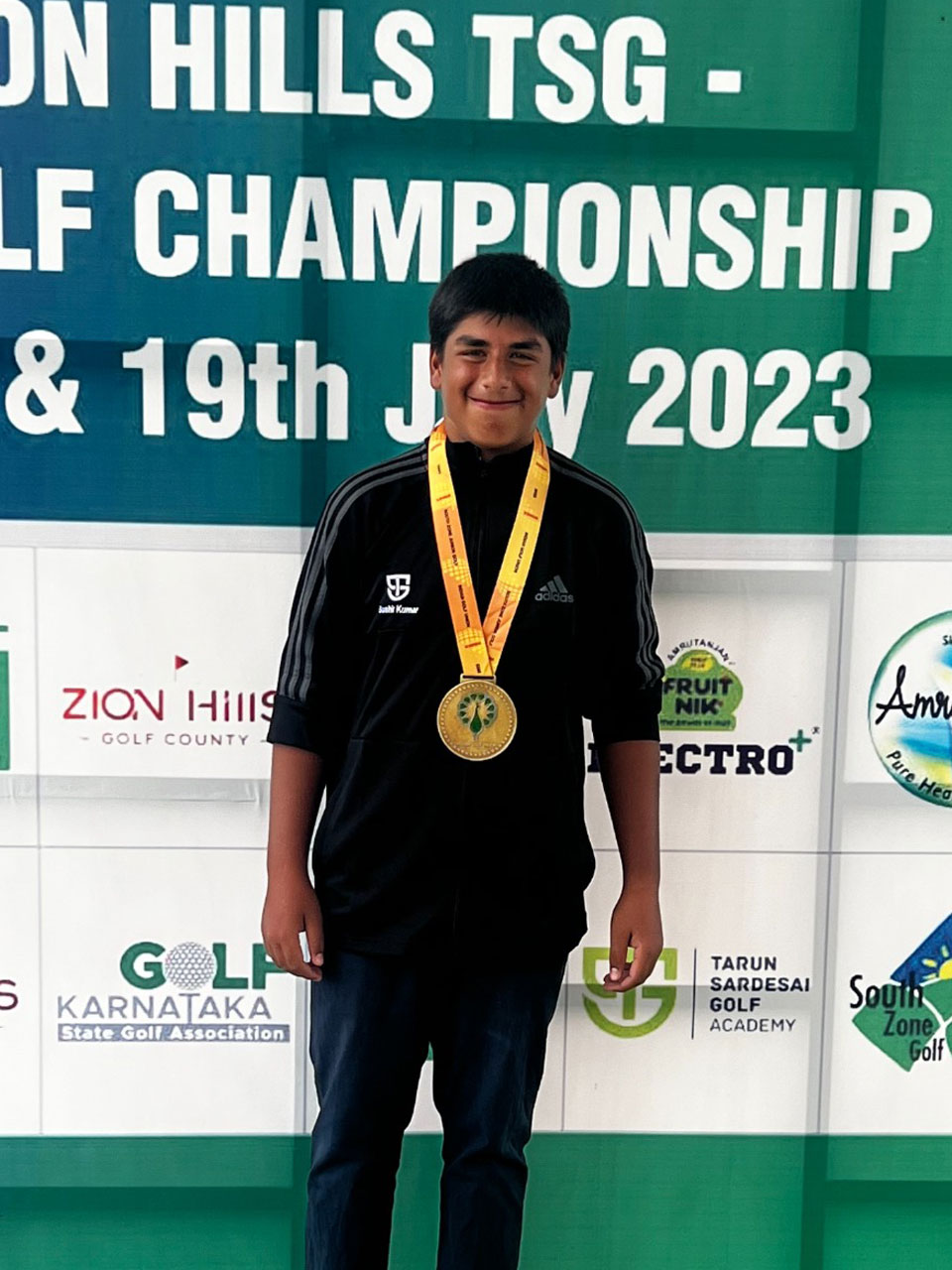Sushir Kumar wins Category B Boys division
