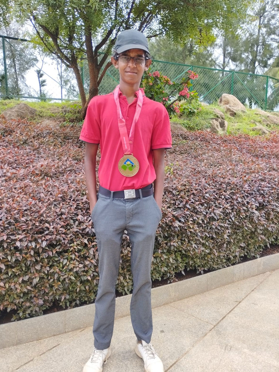 Sumith Chandra finished 3rd at Clover Greens South Zone Amateur Golf Championship