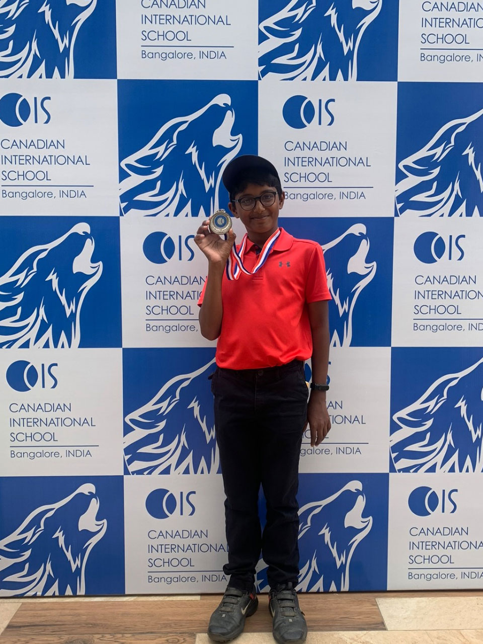 Nilofer Sivamoorthy finishes 2nd in Category B Boys at the CIS Inter School Championship