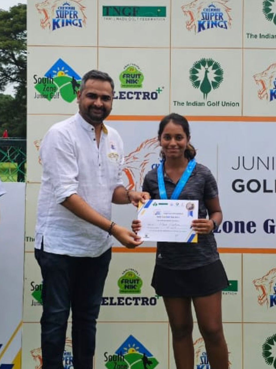 Manvi Singhania finished 2nd in Category B Girls