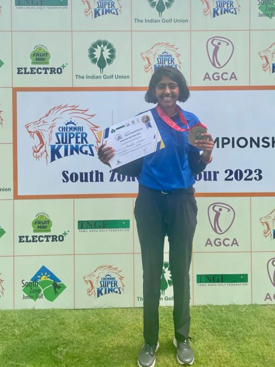 Anuradha Nandigam finished 3rd in Category C Girls