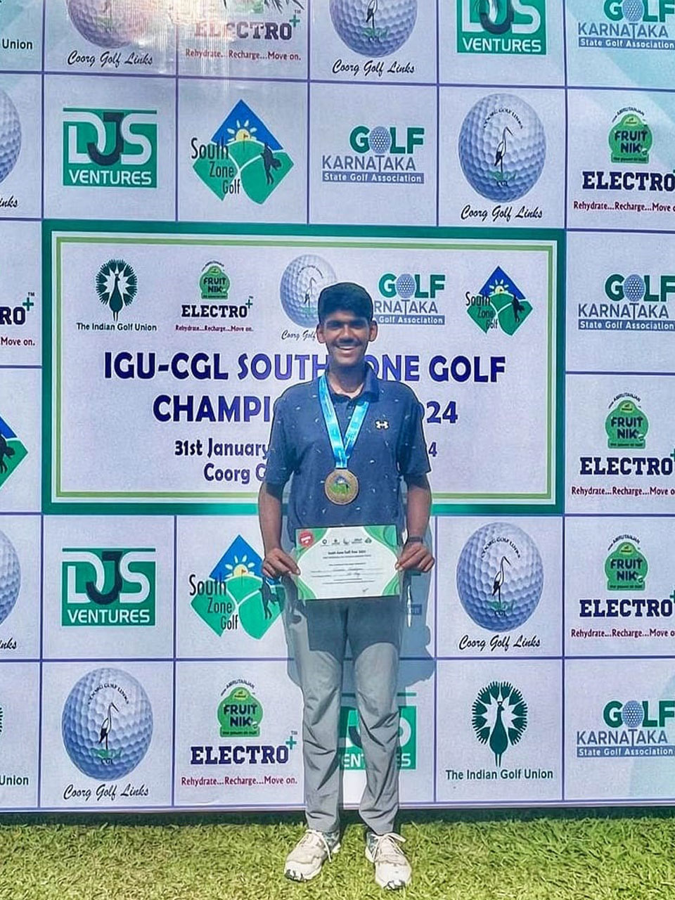 Wins in the girls gold segment of the Sri Lanka Junior Open Golf Championship 2023, at the Royal Colombo Golf Club (RCGC).