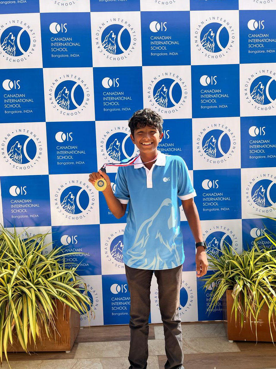 Jaitirth Warrier won the 'A' Boys category at CIS interschool Golf Championship held at Prestige Augusta Golf  Village in Bangalore.