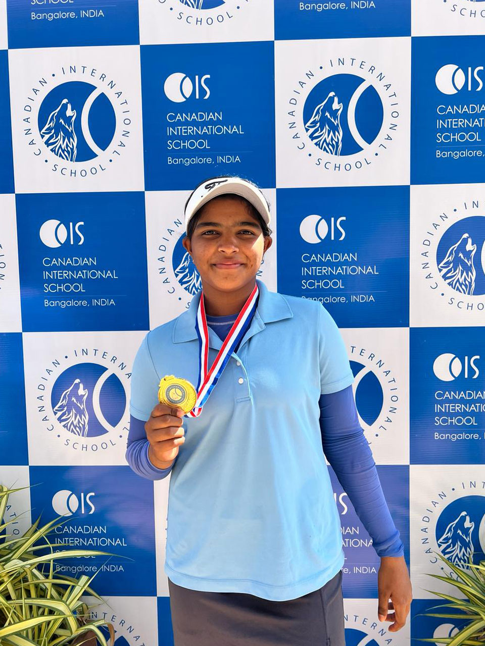 Rashi Mishra won the 'B' Girls category at the CIS interschool Golf Championship held at Prestige Augusta Golf Village in Bangalore
