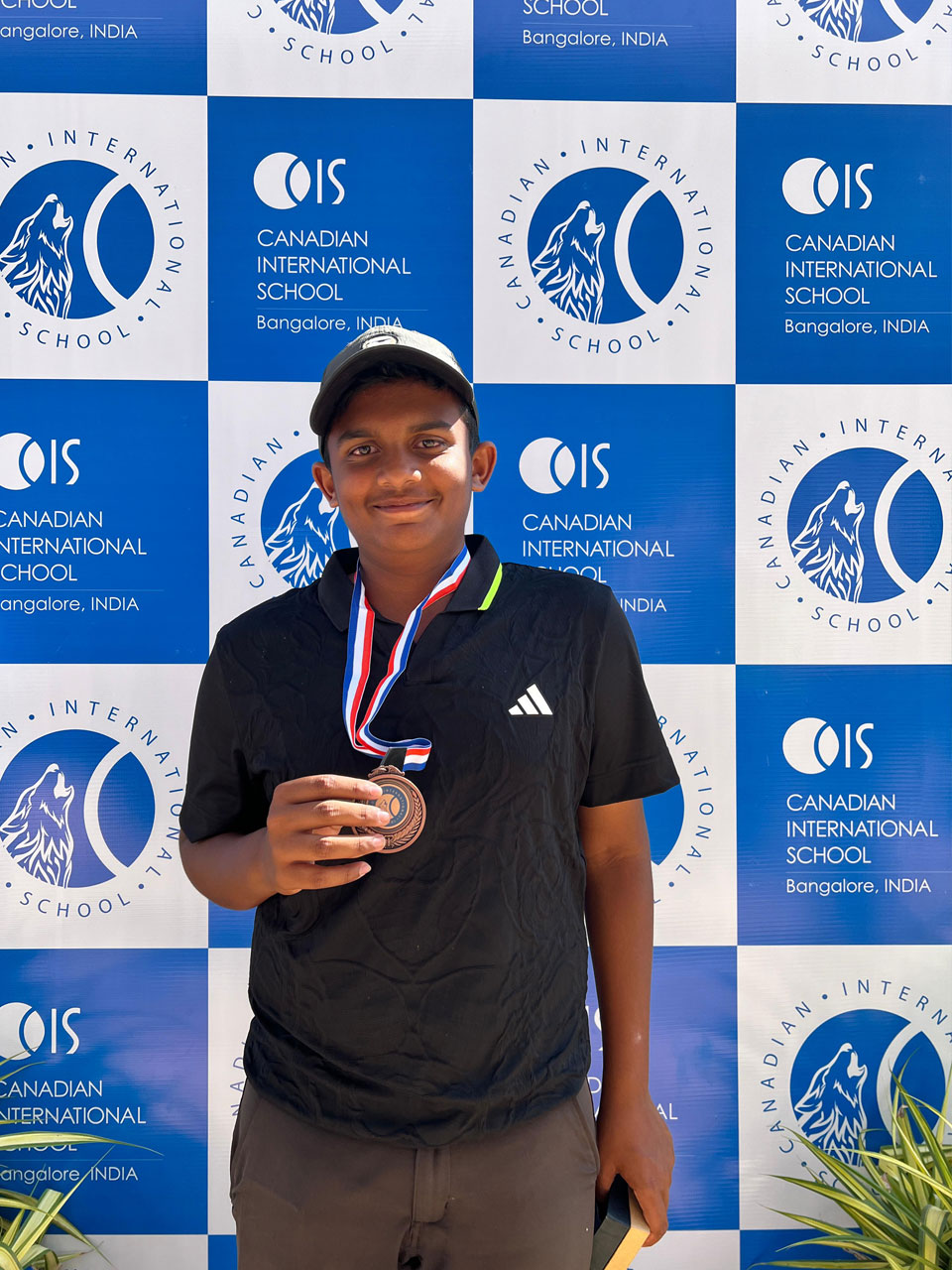 Vivaan Ubhayakar finished 3rd in the 'B' Boys category at the CIS interschool Golf Championship held at Prestige Augusta Golf Village in Bangalore.