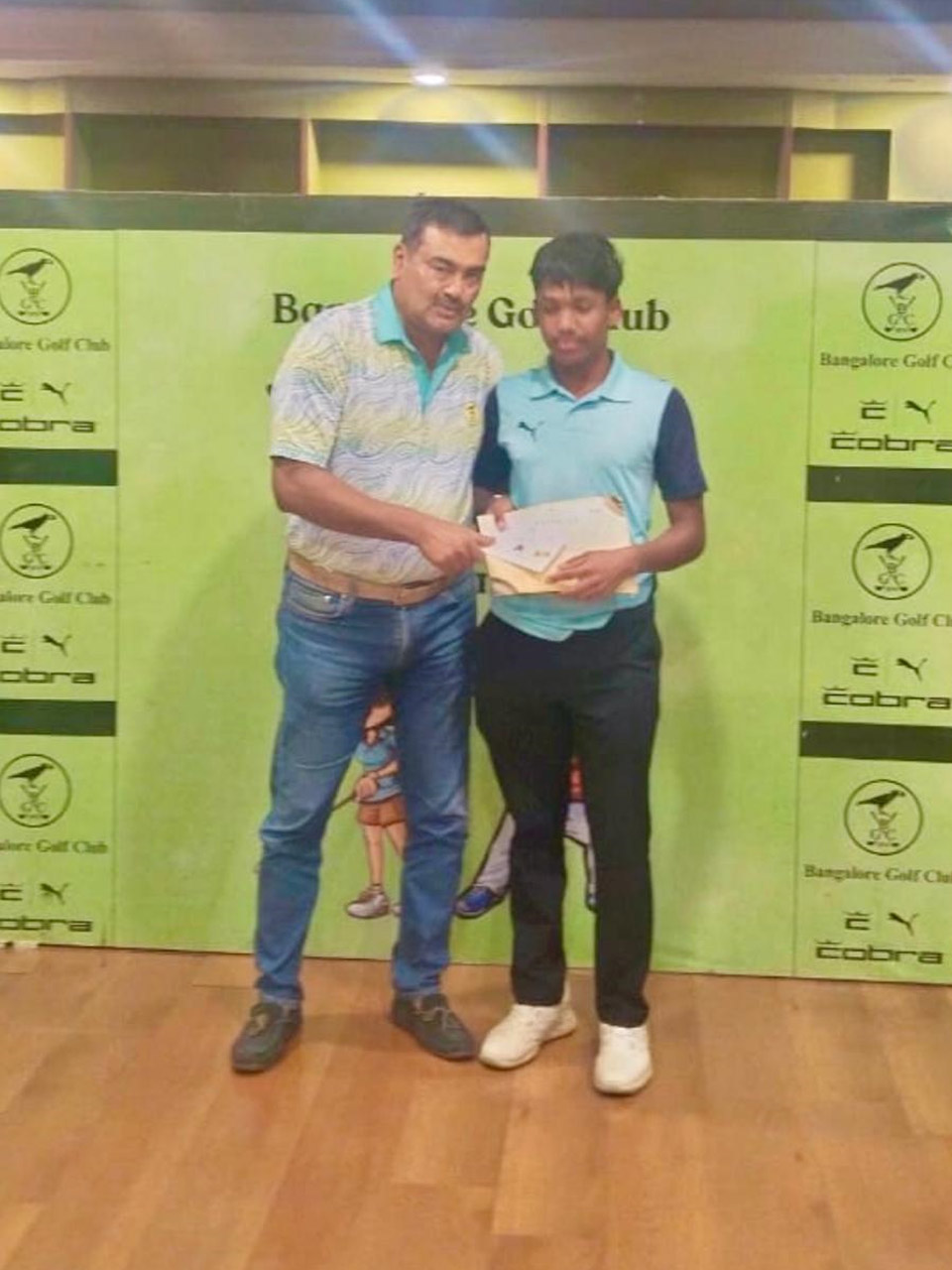 Lavith P finished winner in 'B' Category at the BGC Monthly Medal held at Bangalore Golf Club.