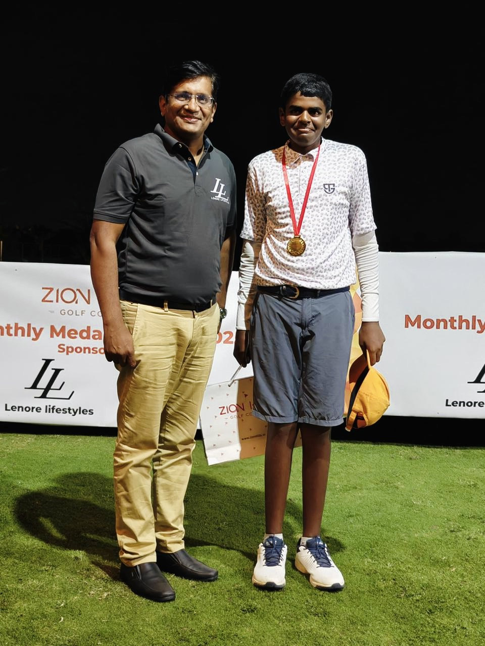 Nandan S finished winner in Junior Stableford Category at the Zion Hills Monthly Medal (October 2025) held at Zion Hills Golf County.
