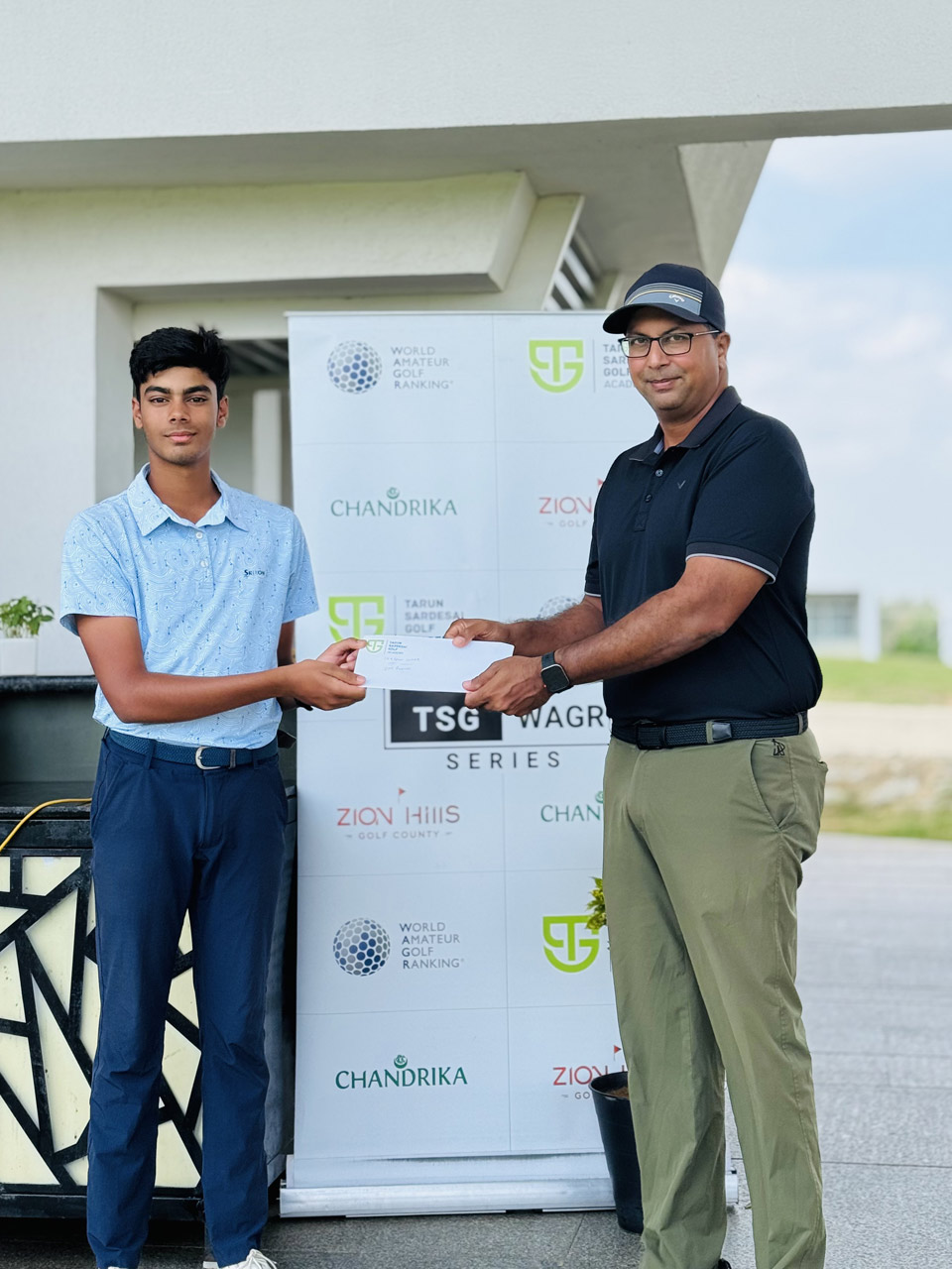 Arya Deshmukh finished 2nd runner-up in 15 & Below Mixed Junior Category at the TSG WAGR Series 2025 – Event 3 held at Zion Hills Golf County.