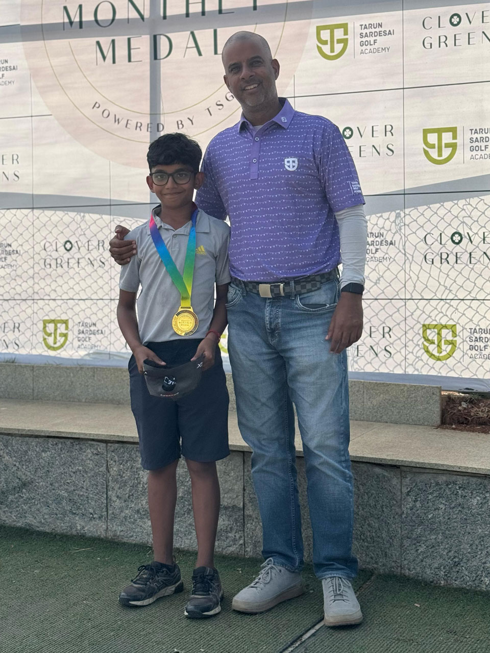 Krithik Kalidndi won 'C' Boys Category at the Clover Greens Monthly Medal powered by TSG, held at Clover Greens Golf Course in Bangalore.