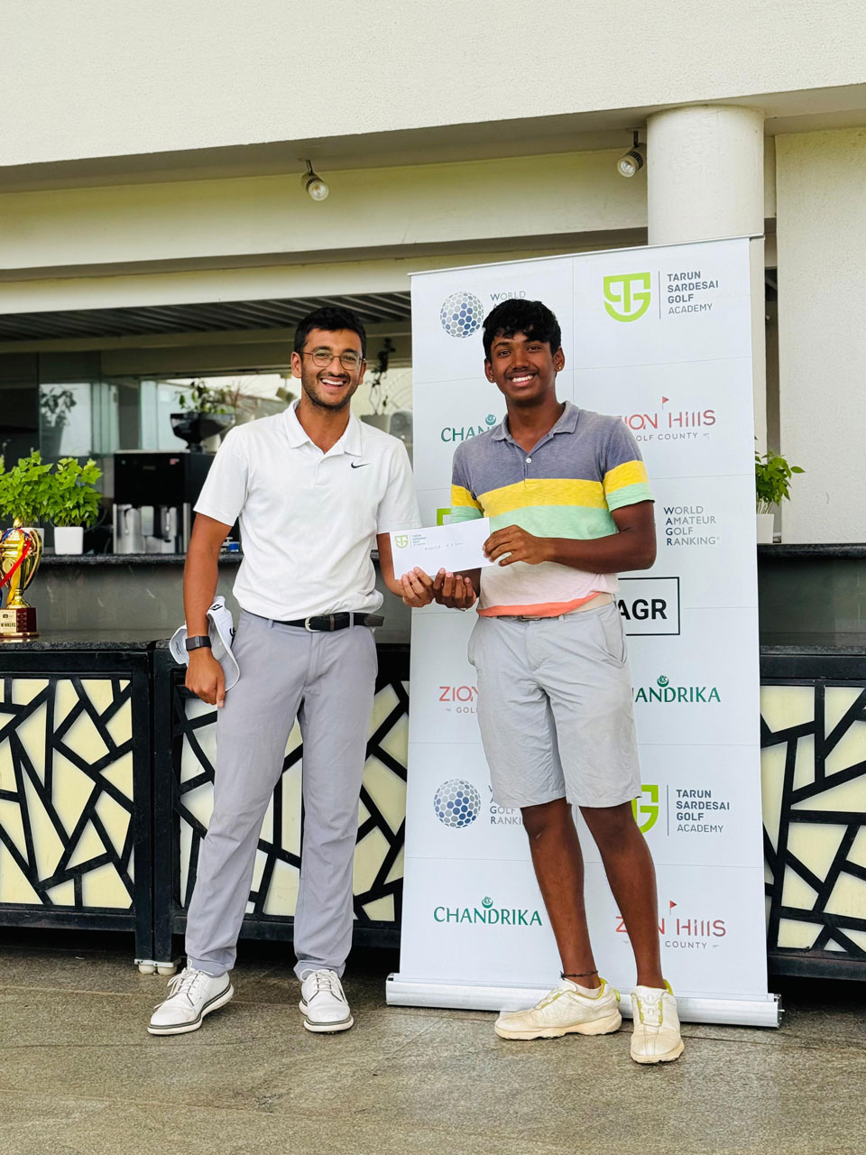 Lavith Prasad finished as the runner-up in the 15 & Under Mixed Juniors category at the TSG WAGR Series 2025 – Event 1, held at Zion Hills in  Bangalore.