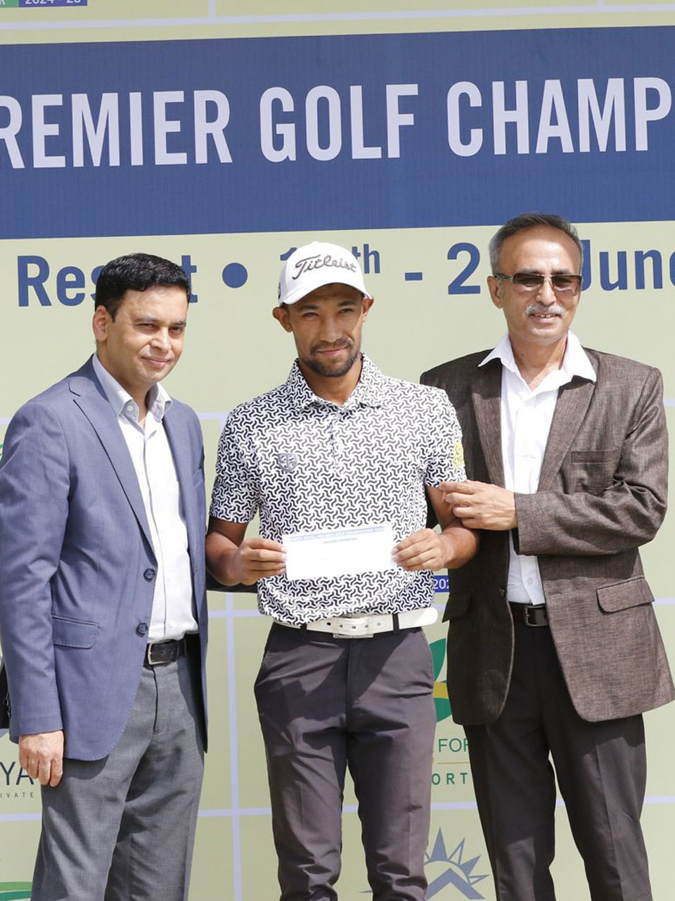Subash Tamang finished as runner up in the Professional Category at the Surya Nepal Premier Golf Championship held at Gokarna Forest Resort in Nepal