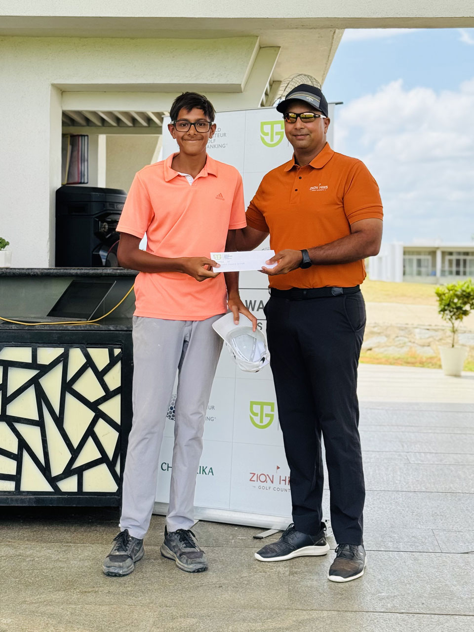 Kriday Kesarwani finished as the runnerup in the in the15U Mixed Junior Category at TSG WAGR Event 2, held at  Zion Hills Golf County, Bangalore