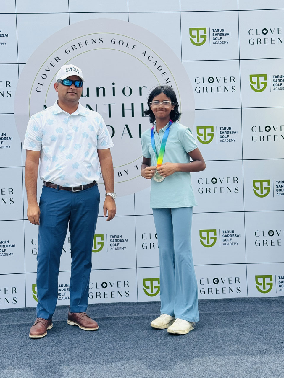 Hissi Besra finished as the 2nd runner up in the 'C' Girls Category at Clover Greens Monthly Medal – Event 7, held at Clover Greens Golf Course in Bangalore.