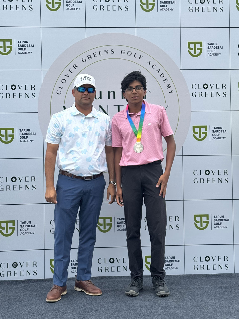 Saharsh Iyer finished runner-up in both the A & B Boys Category at the Clover Greens Monthly Medal – Event 7  held at Clover Greens Golf Course in Bangalore.