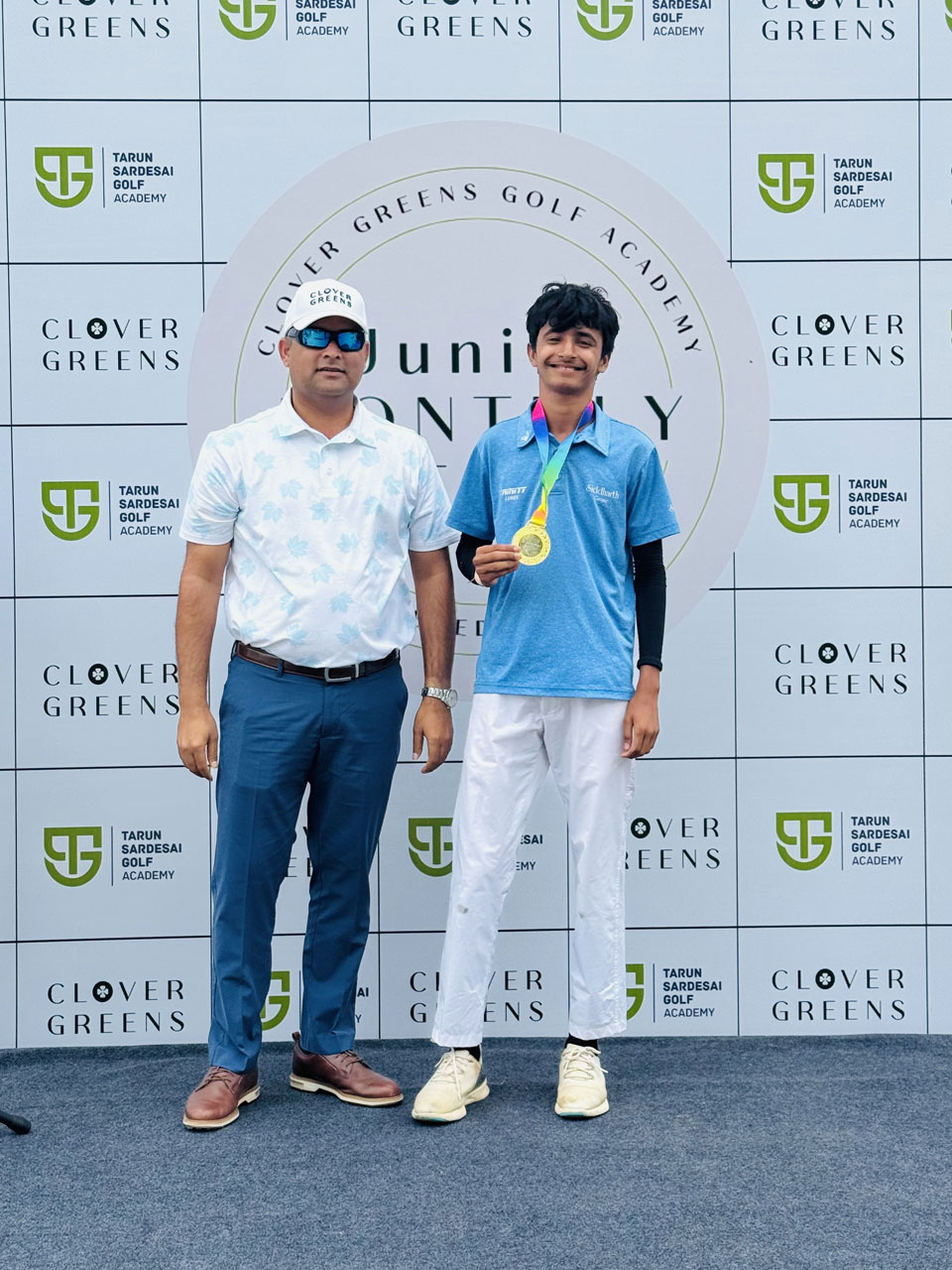 Prince Bainsla won both the A & B Boys Category at the Clover Greens Monthly Medal – Event 7  held at Clover Greens Golf Course in Bangalore.
